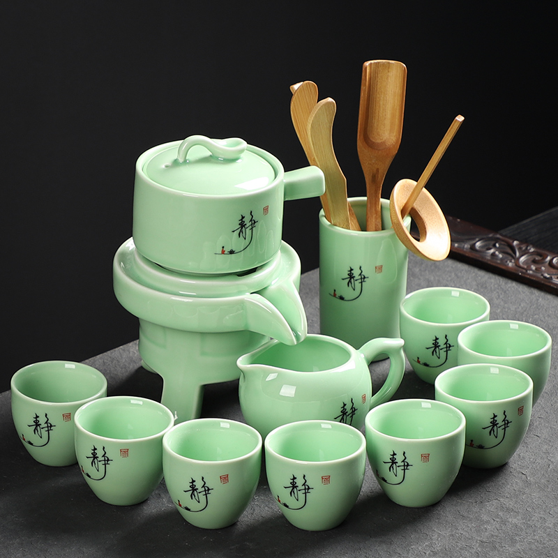 懒人陶瓷茶具套装自动家装