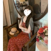 法式 曼塔情书 复古明媚气质显白碎花连衣裙