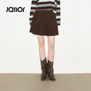 【商场同款】Jamor加墨学院风半身裙短裙2025秋冬新款