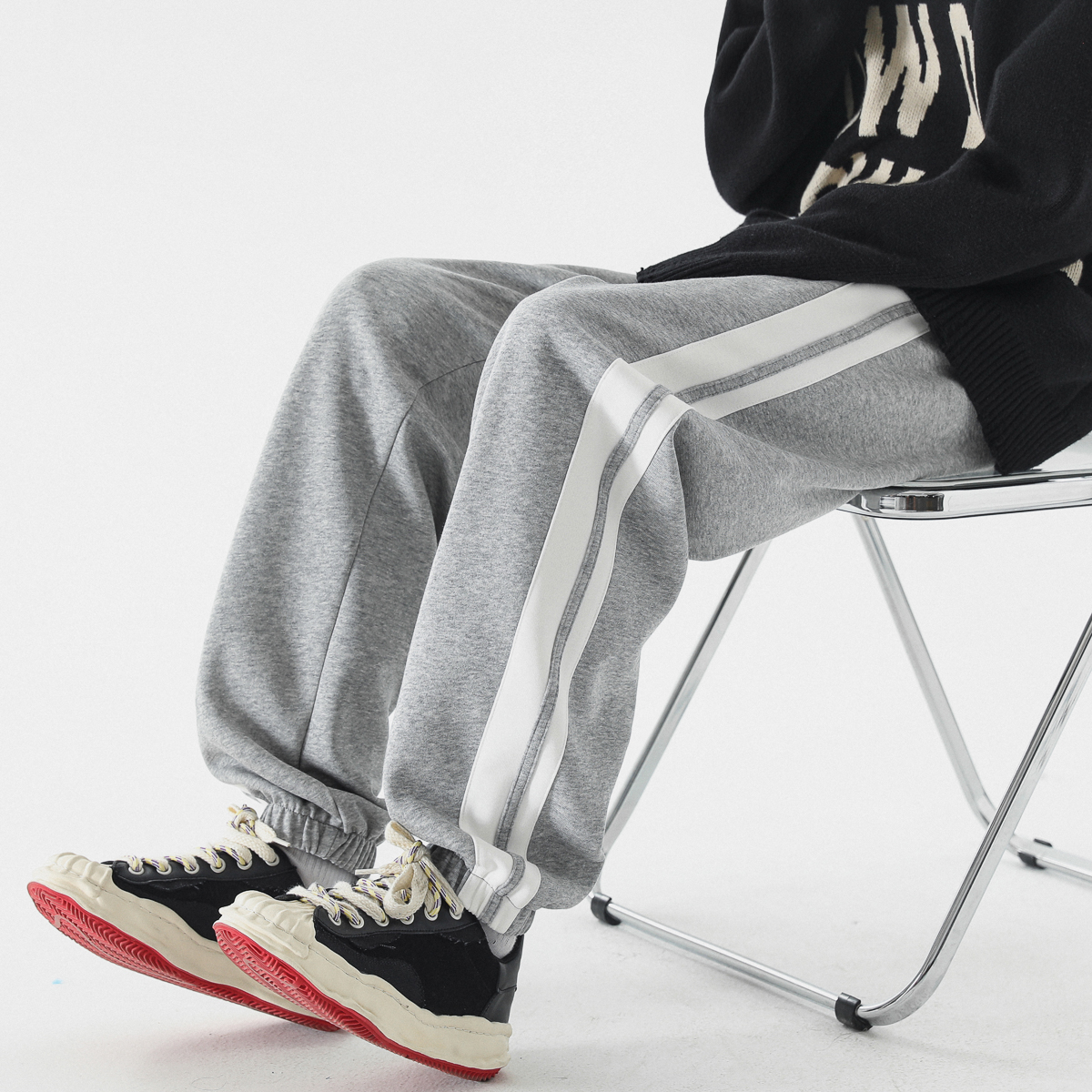 纯棉高品质高克重休闲裤运动裤B336-6580-P58，女装休闲裤，电商B336