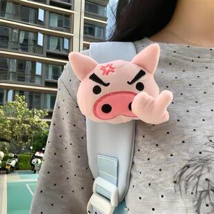 肥嘟嘟左卫门小猪包包挂件拽猪毛绒书包肩带胸针玩偶送朋友礼物