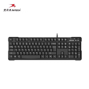 专用电脑网吧办公家用老款 双飞燕KR 6A有线键盘USB防水台式