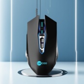 原装 来酷MS107有线鼠标电竞游戏家用商务办公网吧吃鸡 正品