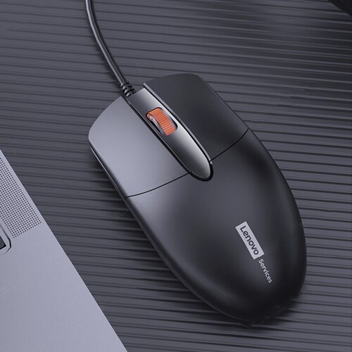 lenovo/联想M280S商务usb有线大鼠标电脑笔记本台机鼠标配重