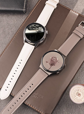 适用于小米手表表带S3/S4真皮腕带s4 sport智能手表Watch2pro替换带S2/S1手表带Color男女米家石英表配件