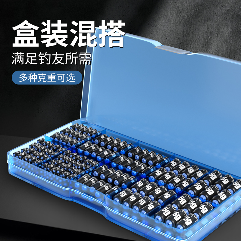 钓鱼铅皮卷铅坠双芯刻度铅套装防炸加厚软芯快速铅散装渔具小配件