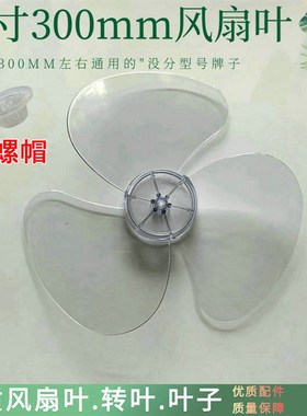 适用TCL电风扇TFT30-20DDT-5扇叶12寸台扇叶子300mm落地扇叶片