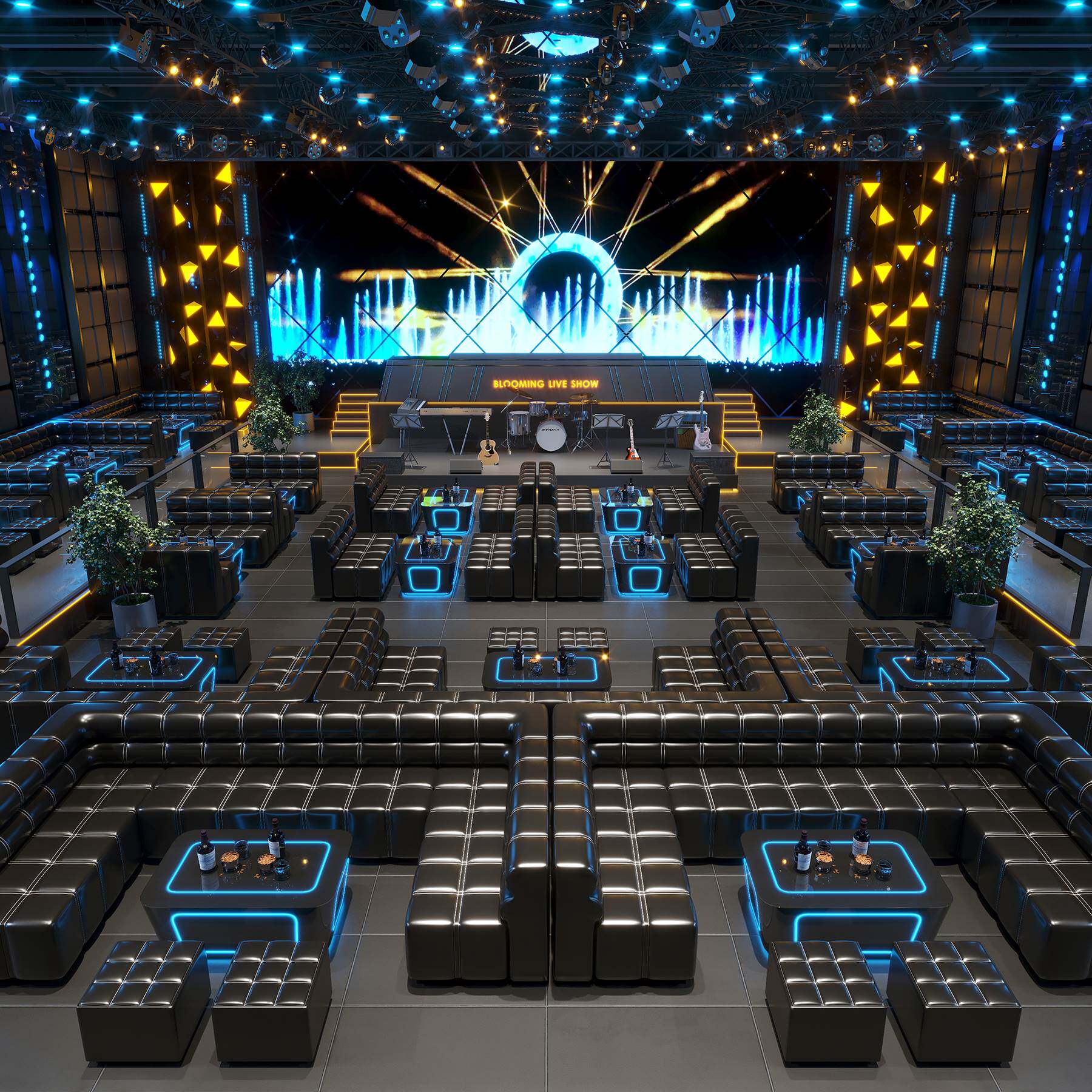 定制ktv酒吧沙发组合夜总会歌厅清吧酒馆包厢转角u型l型卡座茶几