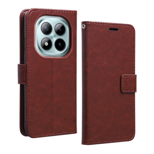 适用红米Note15手机壳RedmiNote15pro保护皮套Note15Pro+翻盖式全包边防摔软硅胶插卡钱包男女新款商务简约