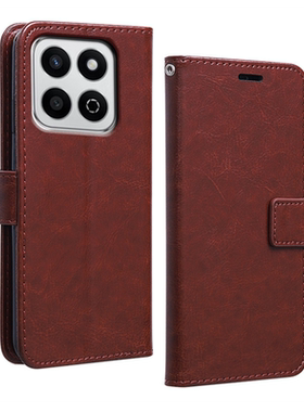 适用荣耀200Smart手机壳Honor200Smart保护皮套翻盖式全包边防摔软硅胶插卡钱包男女款商务简约