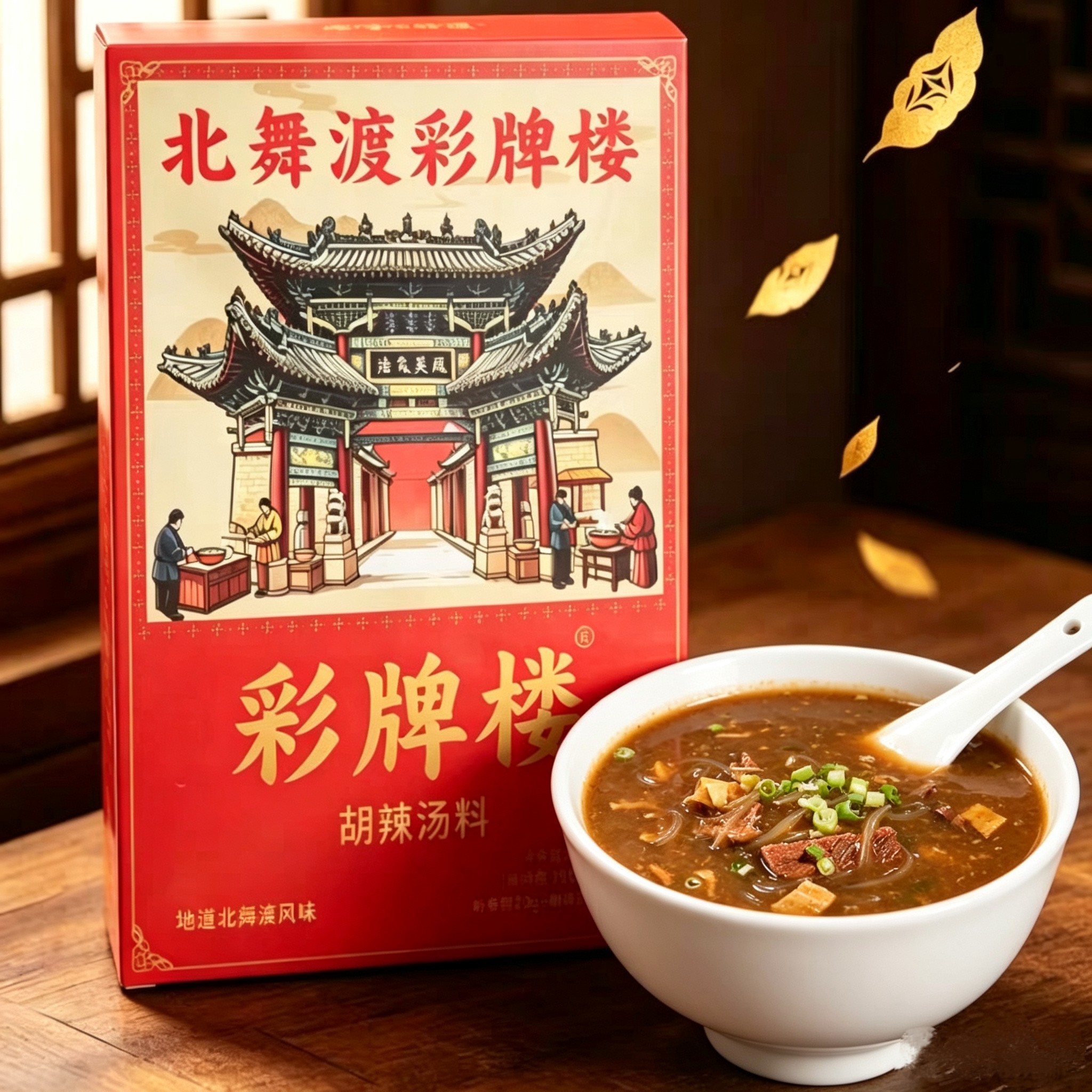 彩排楼地道北舞渡胡辣汤