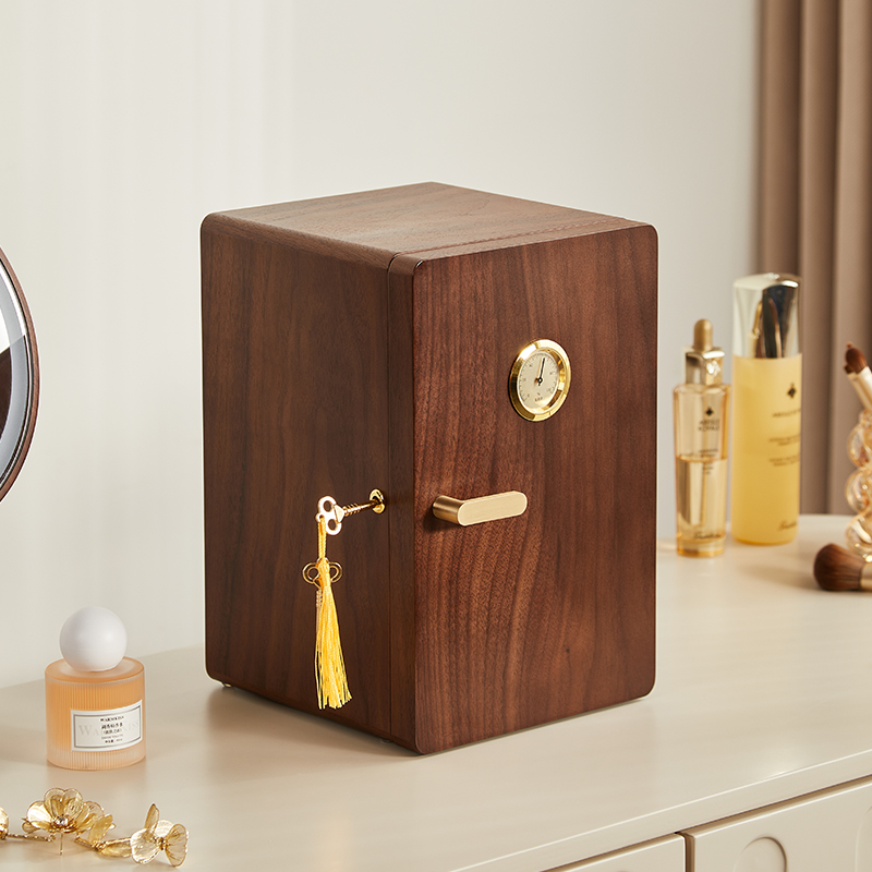 带锁首饰收纳盒智能防氧化