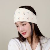 月子帽产妇产后护额头发带春夏时尚 棉孕产妇帽防风头巾坐月子头巾