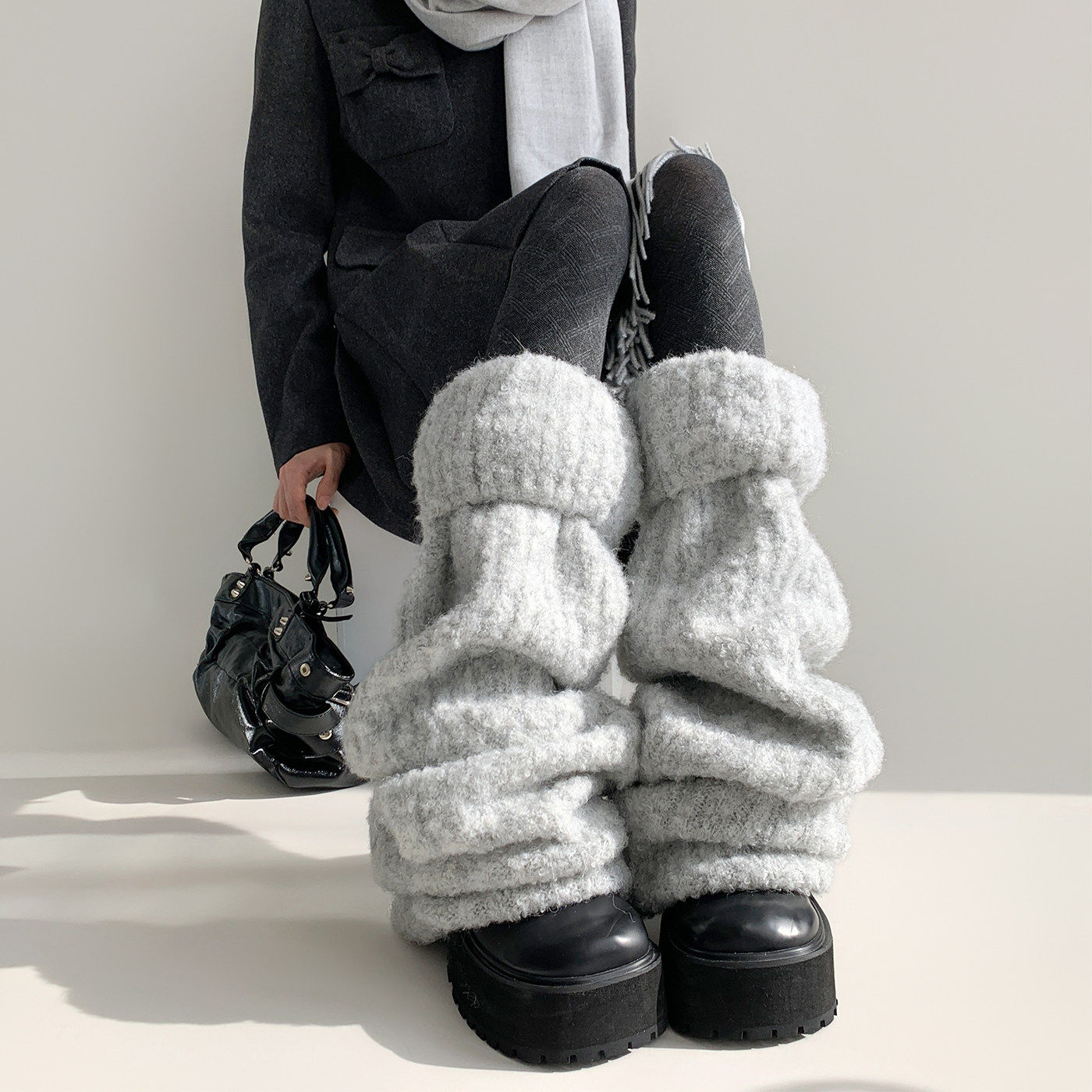 喇叭袜套女2025秋冬防滑保暖小众堆堆袜子翻边显瘦长筒腿套外穿女,女士内衣/男士内衣/家居服,长筒袜,淘宝优惠券,粉丝福利购,淘宝优惠卷