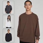 CONTRAFIEND凉感纯色圆领coolmax短袖 透气polygiene抗菌打底长袖