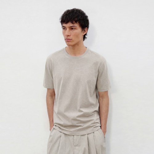 CONTRAFIEND「果冻触感」莱赛尔亚麻软糯零重力极简亲肤短袖T恤