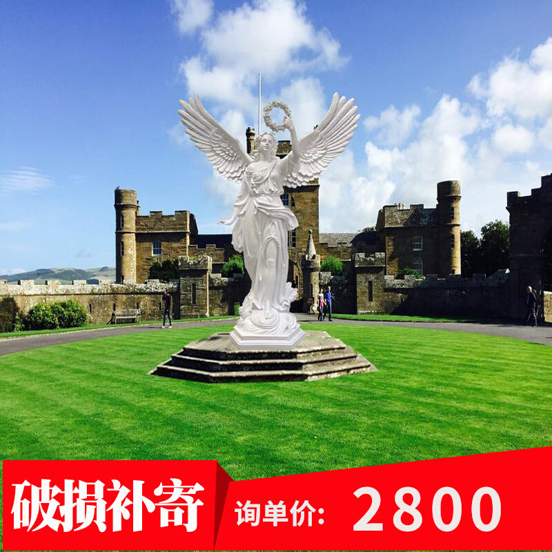 玻璃钢雕塑定制人物雕像欧式西方装饰品庭院景观花园酒店建筑摆件