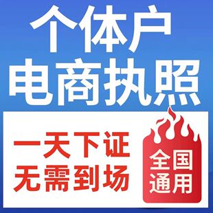 代办执照电商个体户公司注销办理抖音企业小店用公司注册义乌海南