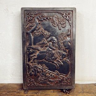 加厚款王家大院非遗金石传拓砖雕刻飞马报喜文创礼品研学拓片刻板