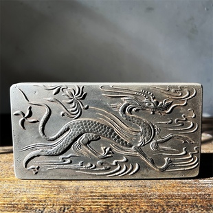 中式博物馆瓦当砖雕拓印盲盒隐藏款龙纹玄武金石传拓研学拓片清仓