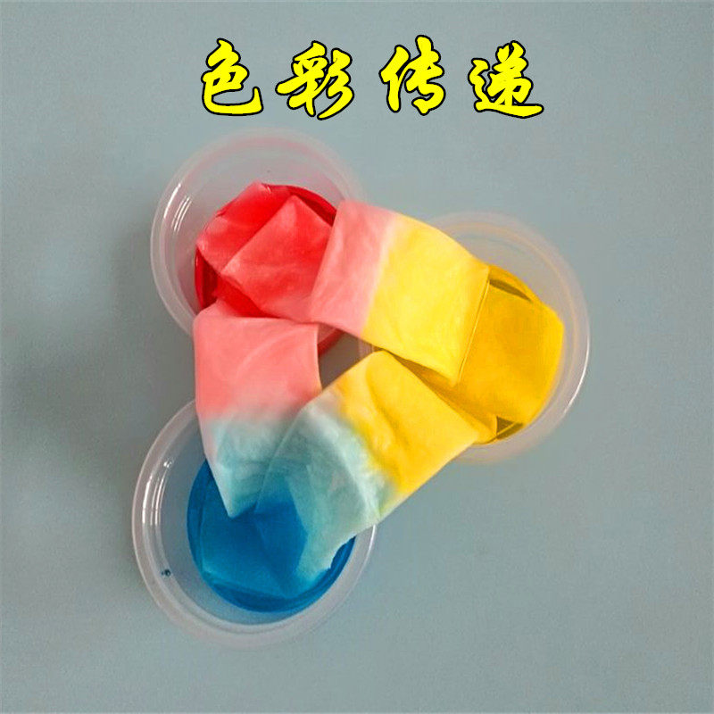 趣味色素教具毛细现象科技小制作