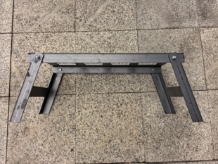 加厚折叠烧烤炉支撑架腿便携羊肉串架子50厘米长×22厘米高6.4斤