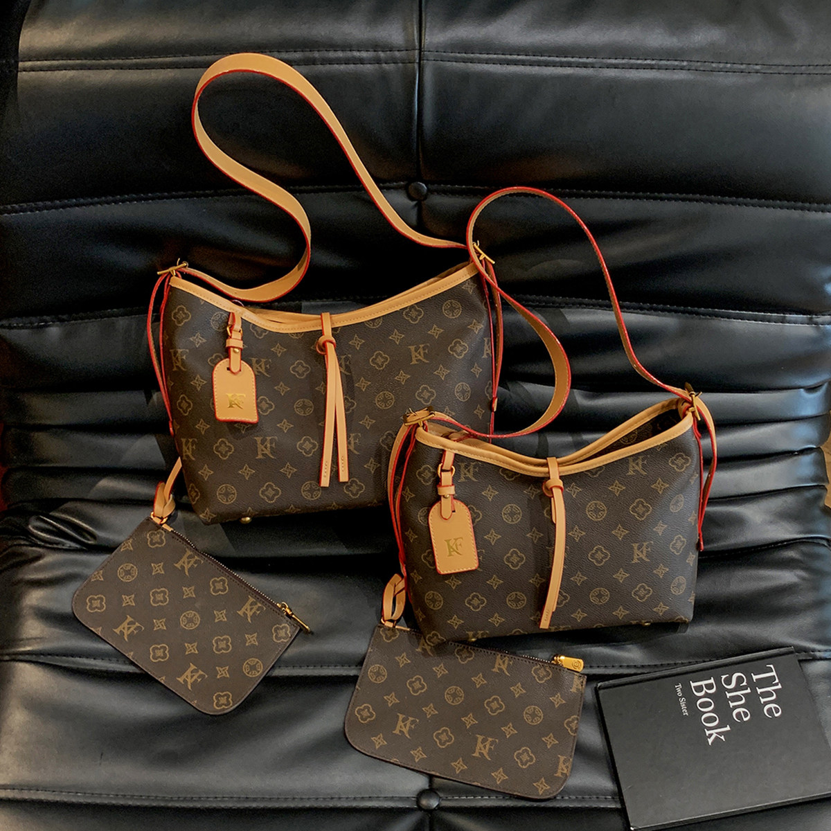 大容量包包女2026新款潮夏季时尚网红通勤托特包斜挎包洋气单肩包