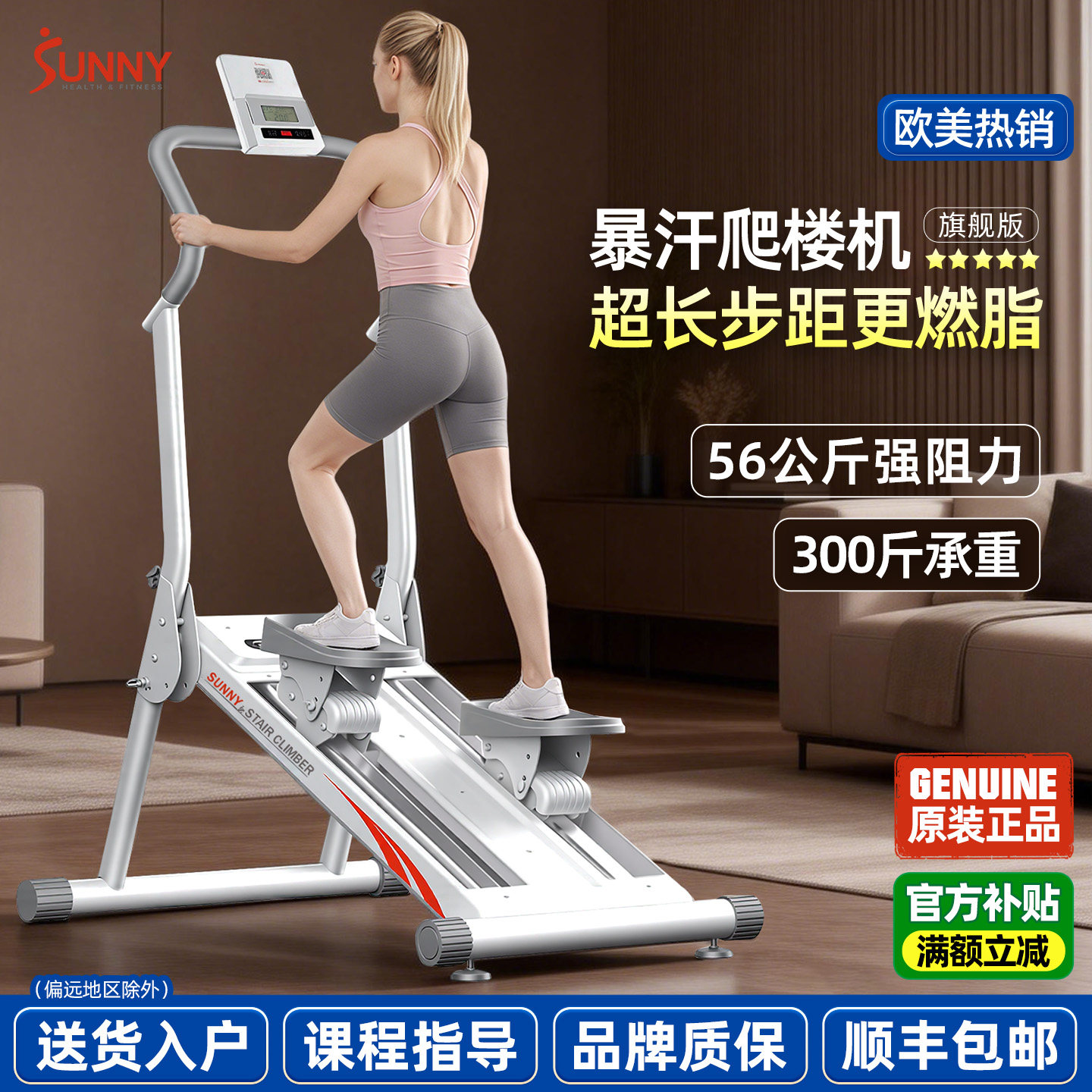 美国爬楼机登山踏步机脚