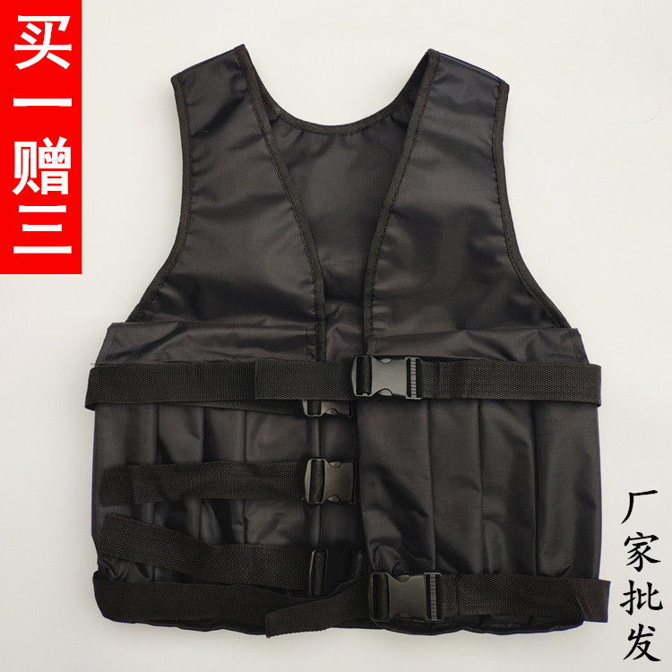 铁沙可调节负重背心隐形沙衣男女跑步训练马甲沙袋绑腿非钢板装备