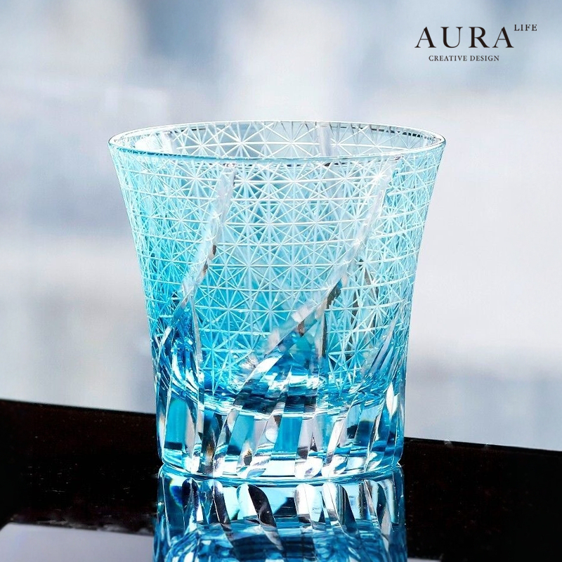 AURA'S江户切子海洋之心洋酒杯