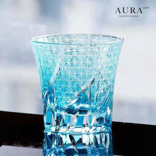 AURA'S江户切子海洋之心洋酒杯