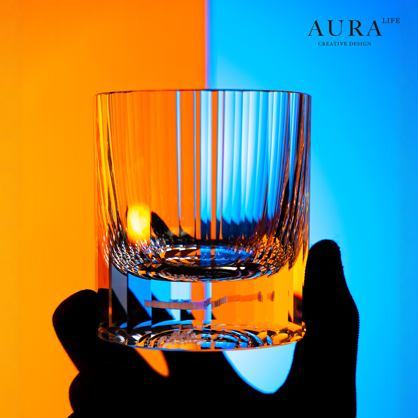 AURA'S12星座洋酒杯K9无铅水晶玻璃杯个性创意生日礼物威士忌酒杯