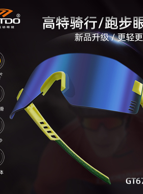 高特骑行眼镜变色男款女日夜两用自行车公路车跑步护目镜GT67018