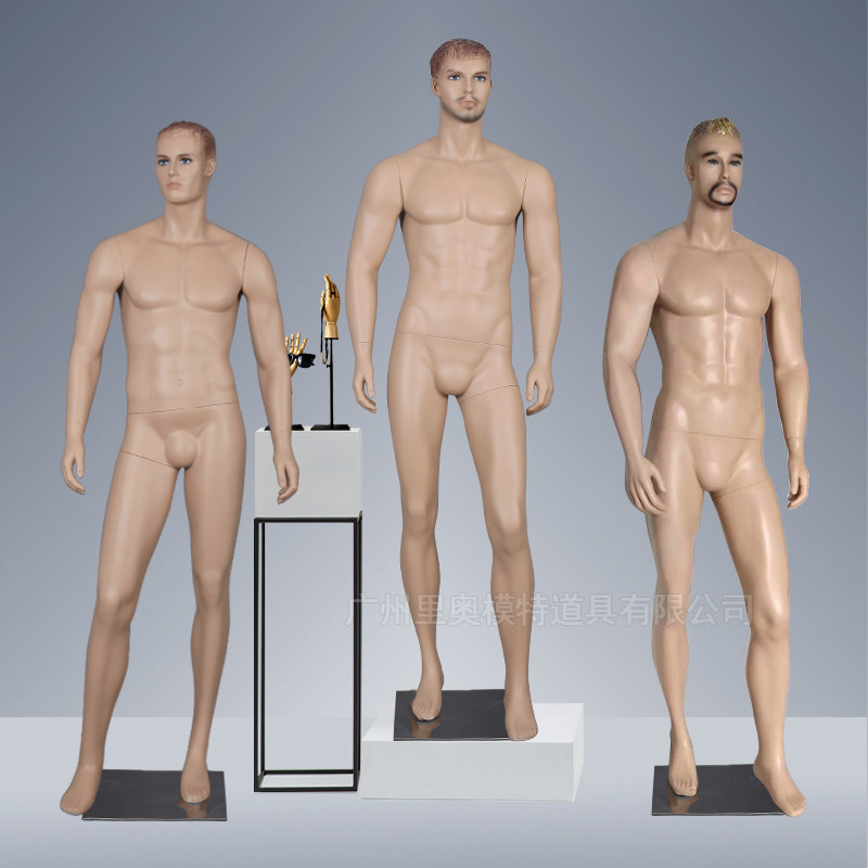 欧美肤色化妆人体假人 有胸肌男装服装模特男试衣模特橱窗架子,商业/办公家具,服装模特,淘宝优惠券,粉丝福利购,淘宝优惠卷