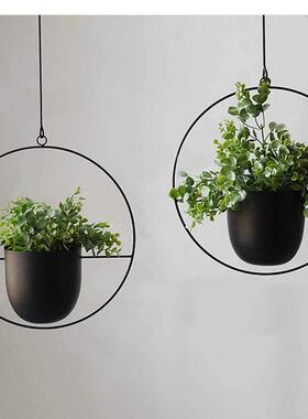 吊盆铁艺悬挂水培植物吊兰吊饰阳台欧式花园懒人吊兰悬挂式花盆