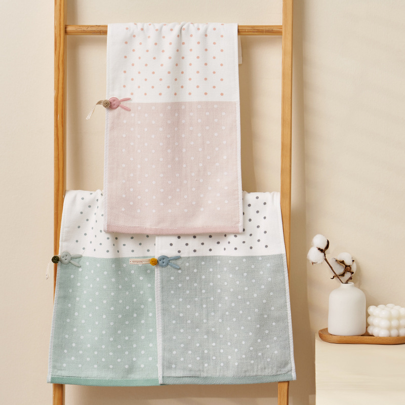 纯棉纱布小毛巾少儿洗澡洗脸柔软成人可爱通用家用吸水不掉毛面巾