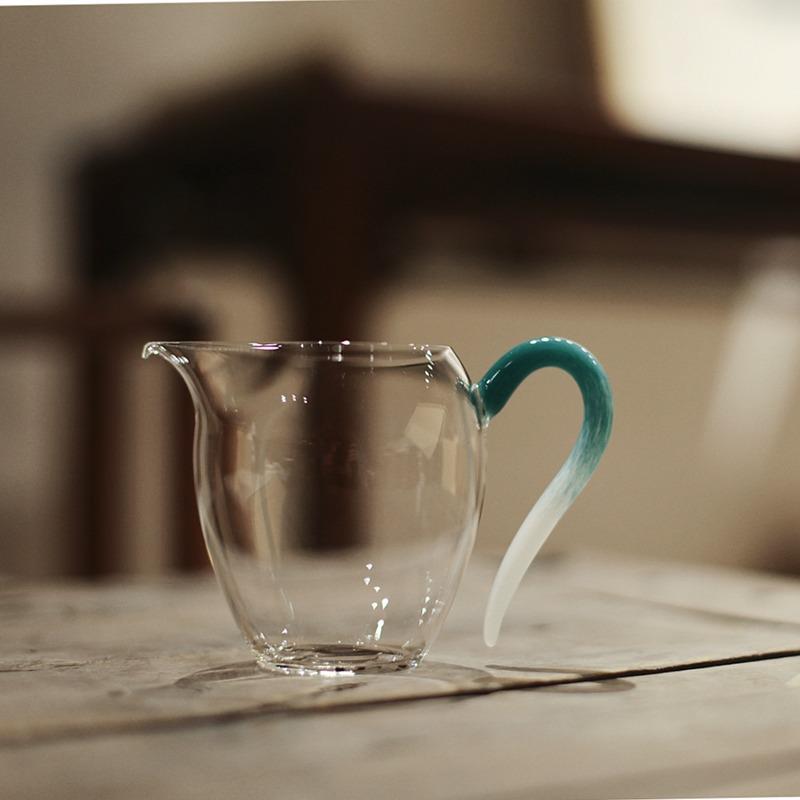 同款禾器淡然玻璃公道杯进口加厚耐热茶海高端分茶器茶具泡茶配件