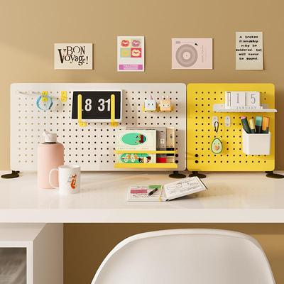 洞洞板配件挂钩置物架收纳盒桌面笔筒收纳挂件整理架