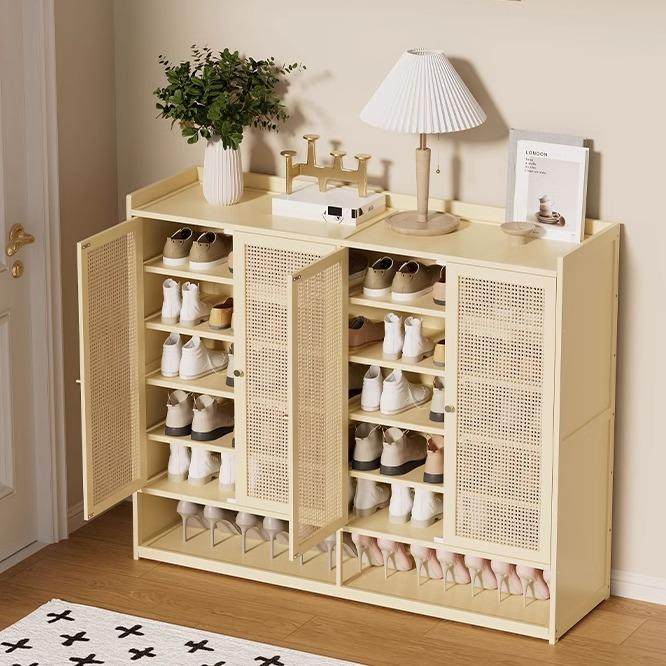 奶油风鞋柜家用多层鞋架子入户门口室内玄关柜大容量收纳防尘过道,住宅家具,鞋架,淘宝优惠券,粉丝福利购,淘宝优惠卷