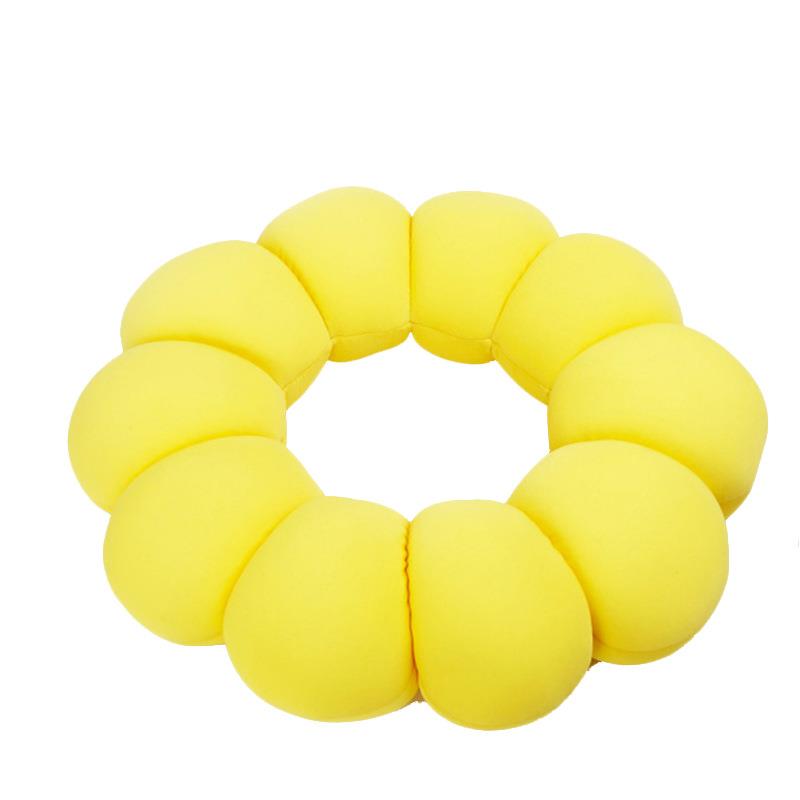 优质现代简约多功能太阳花抱枕靠垫 甜甜圈百变创意抱枕