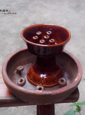 陸龍`陶瓷煤油灯怀旧/收藏