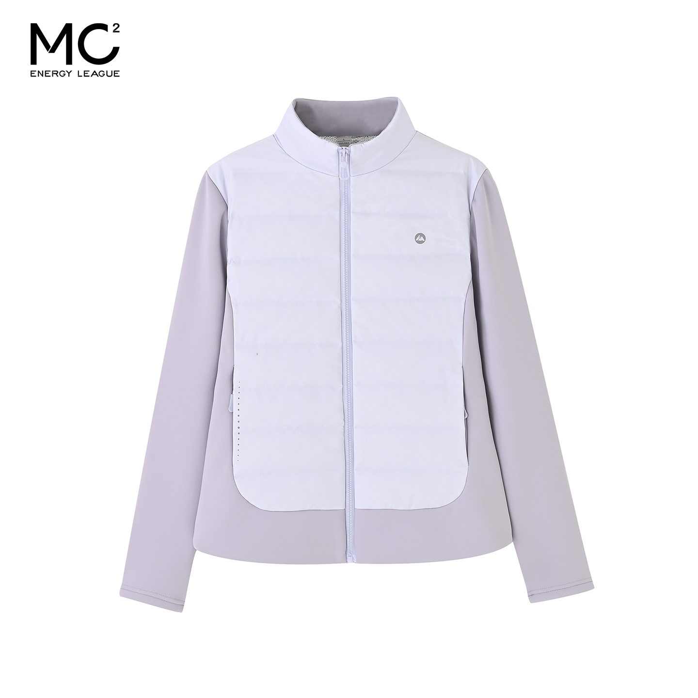 女装立领拼接小蛮腰羽绒服