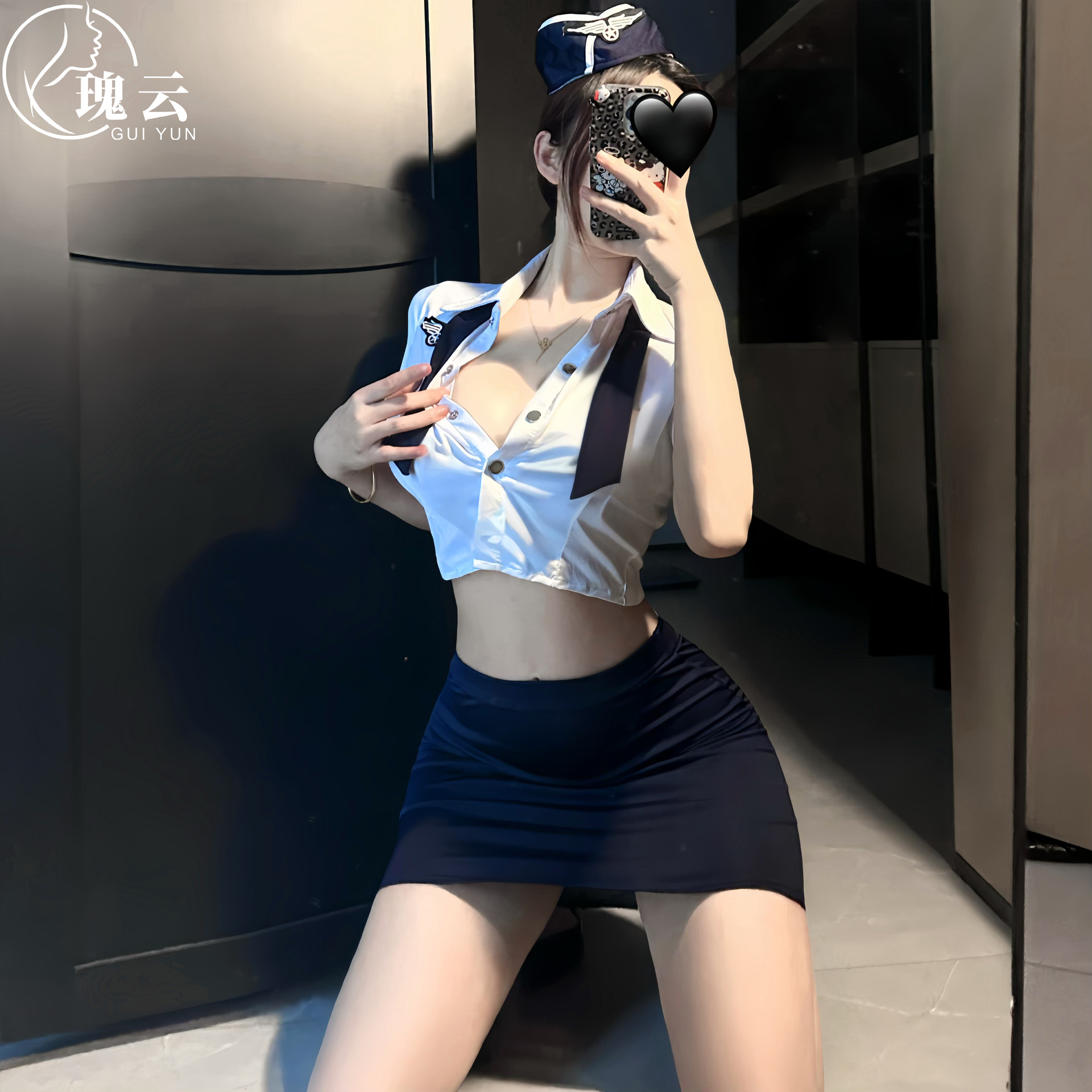 瑰云内衣性感连云港空姐女警制服诱惑夜店短裙OL职业套装