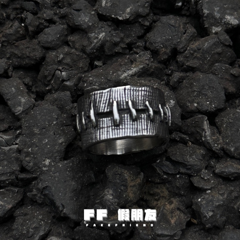 FF假朋友原创裂痕缝补手工戒指