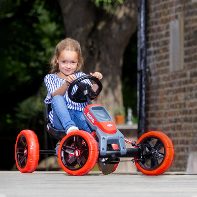 BERG儿童卡丁车四轮脚踏2-3一6岁男女孩骑行玩具户外运动自行车