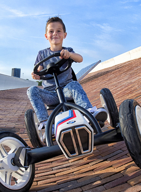 BERG宝马儿童卡丁车脚踏四轮自行车3-5一10岁男女孩无动力玩具车