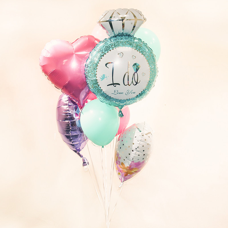 网红飘空气球束生日结求婚表告白创意礼品派对轰趴装饰布置