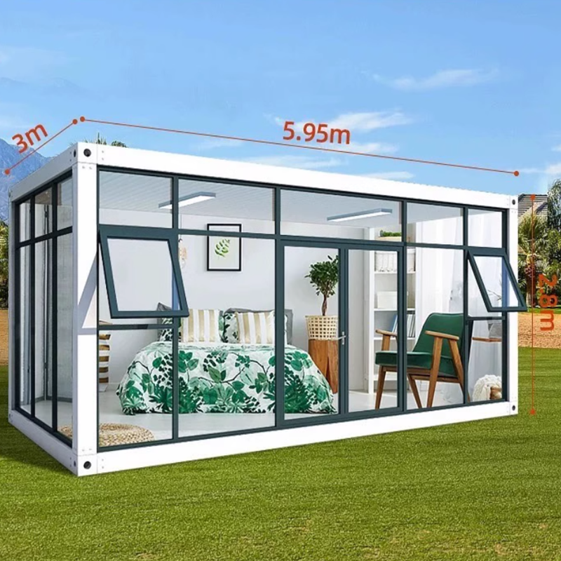 集装箱移动房住人彩钢集成房屋框架定制简易组装可拆卸活动板房