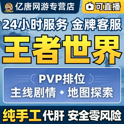 王者荣耀世界代打练肝升级探索地图副本排位主线任务宝箱PVP材料