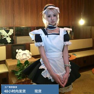 天使女仆-日系软妹可爱连衣裙女佣围裙动漫二次元COS服洛丽塔套装